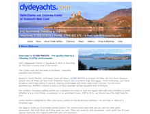 Tablet Screenshot of clydeyachts.com